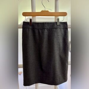 JCrew Classic Gray Pencil Skirt